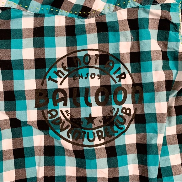 Me Too • Plaid Layered Button Down Shirt - Picture 5 of 5